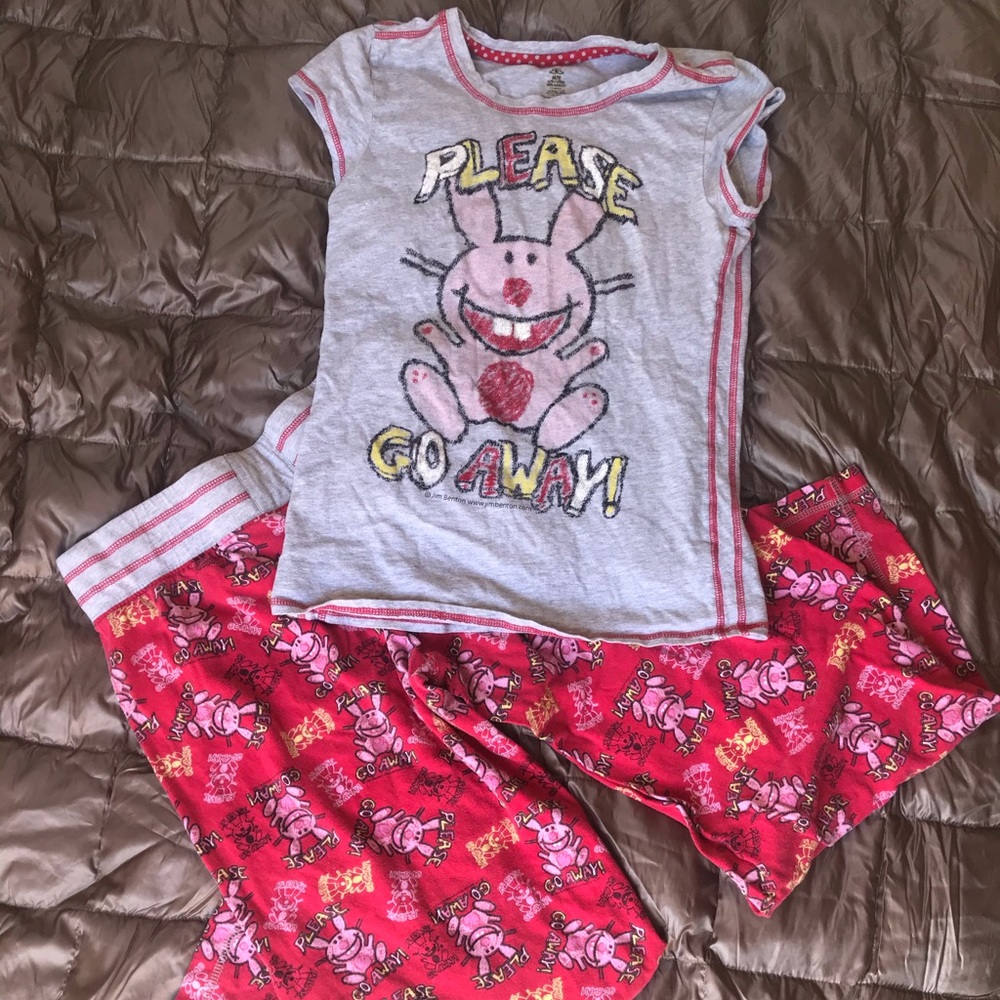2 for $5 🍄 Please Go Away Pajama set